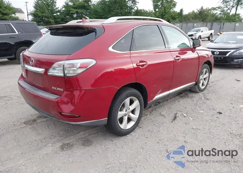 2010 Lexus Rx 350 from USA, damaged, VIN 2T2BK1BA2AC073582